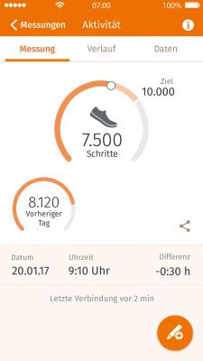 HealthManager Aktivität