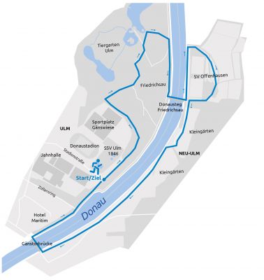 Strecke Donaurunning