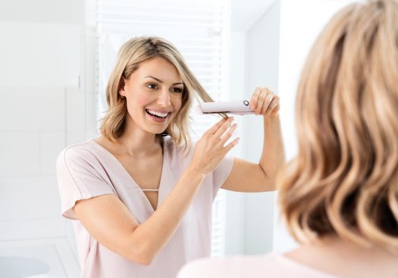 Akku-Haarglätter HS 20 - Anwendung