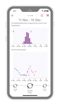 App-Screen - Hormonprofil