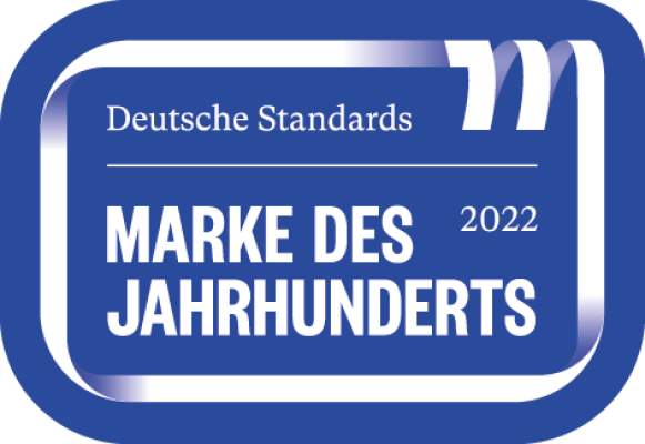 Marke des Jahrhunderts" Logo