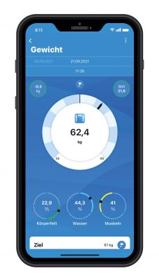 "beurer HealthManager Pro" - App-Screen