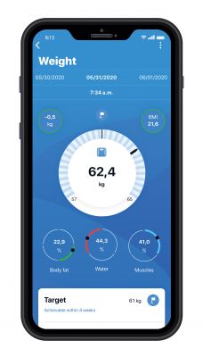 "beurer HealthManager Pro" - App-Screen