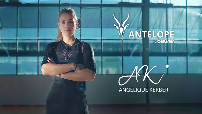 Angelique Kerber empfiehlt Antelope by Beurer - Logo