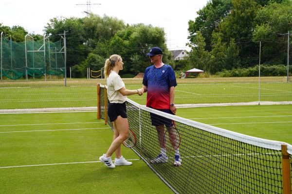 Trainingsstunde mit Angelique Kerber