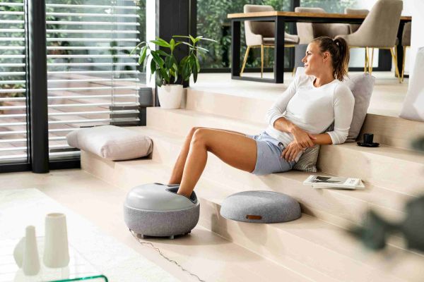 Angenehme Fußmassage für Zuhause