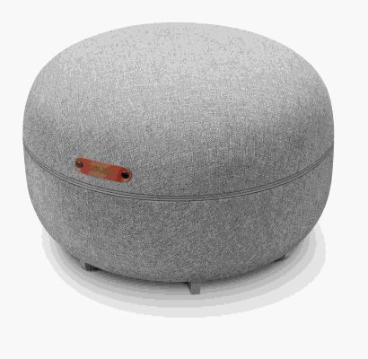 Moderner hellgrauer Sitzhocker FM 120 