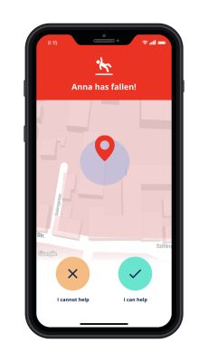 App „caera“ - Emergency call