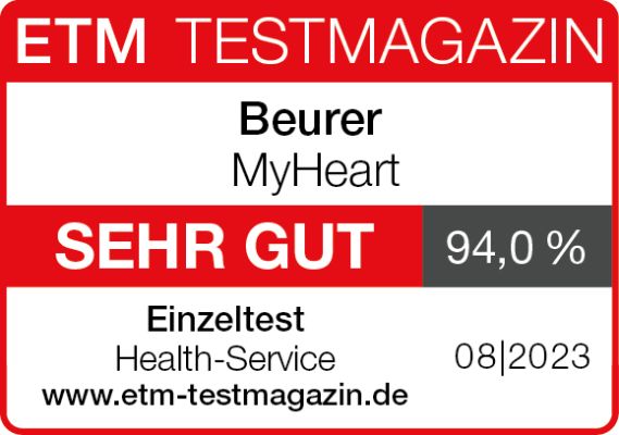 ETM TESTMAGAZIN - Siegel "beurer MyHeart"