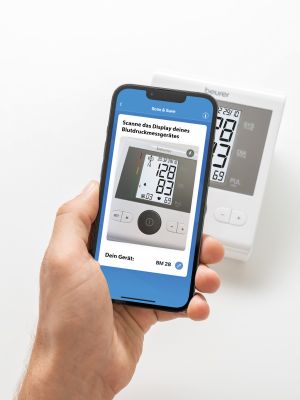 Scan & Save: Blutdruckwerte per Smartphone-Kamera scannen und in der App speichern