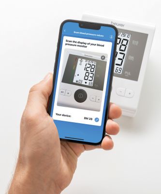 Scan & Save: scan blood pressure values with a smartphone camera and save them in the app