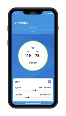 Digitale Blutdruckdokumentation per App