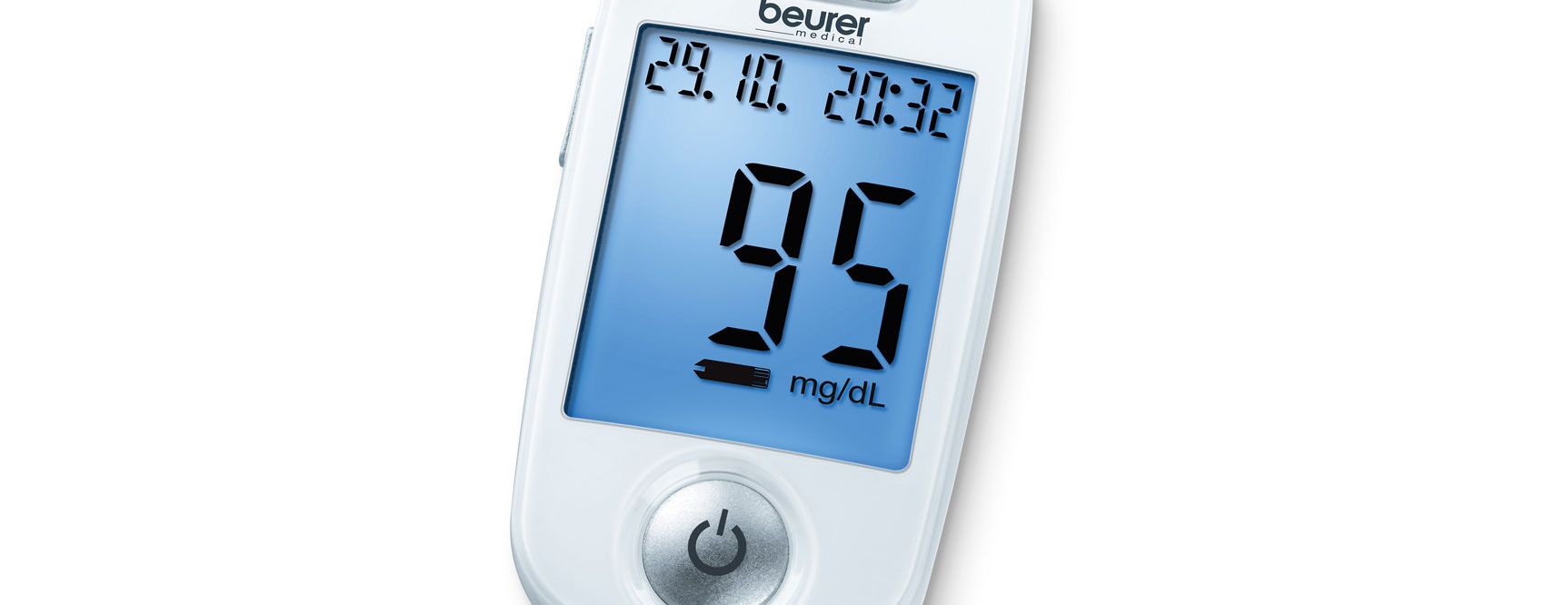 Der zuverlässige Partner für Ihre Blutzuckermessung, erhältlich in mmol/L oder mg/dL