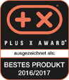 Plus X Award Siegel bestes Produkt