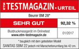 BM 28 Siegel Testmagazin