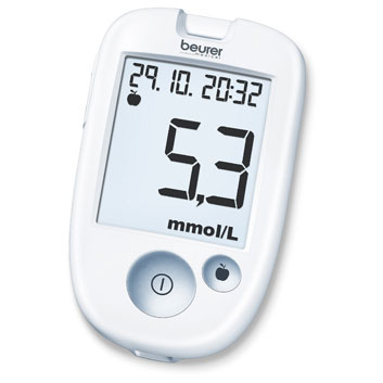 GL 43 - Der zuverlässige Partner für Ihre Blutzuckermessung, erhältlich in mmol/L oder mg/dL