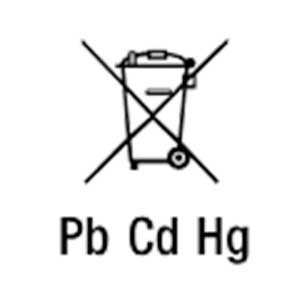 Contrassegni per lo smaltimento delle batterie