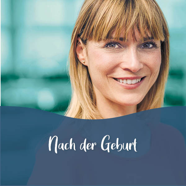 Frau nach der Geburt